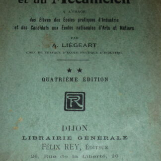 Petit Guide de L'Ajusteur -Tourneur et du Mécanicien